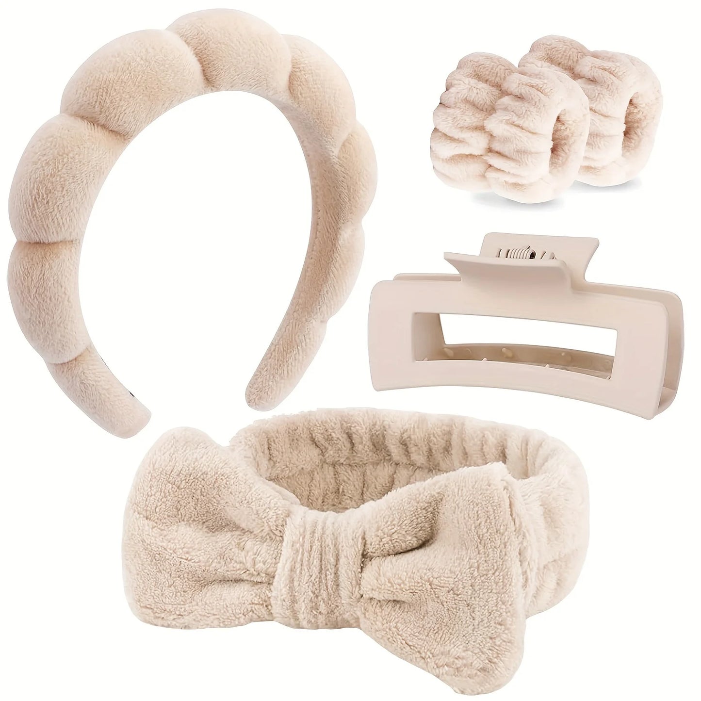 Spa Bliss Headband & Wristband Set