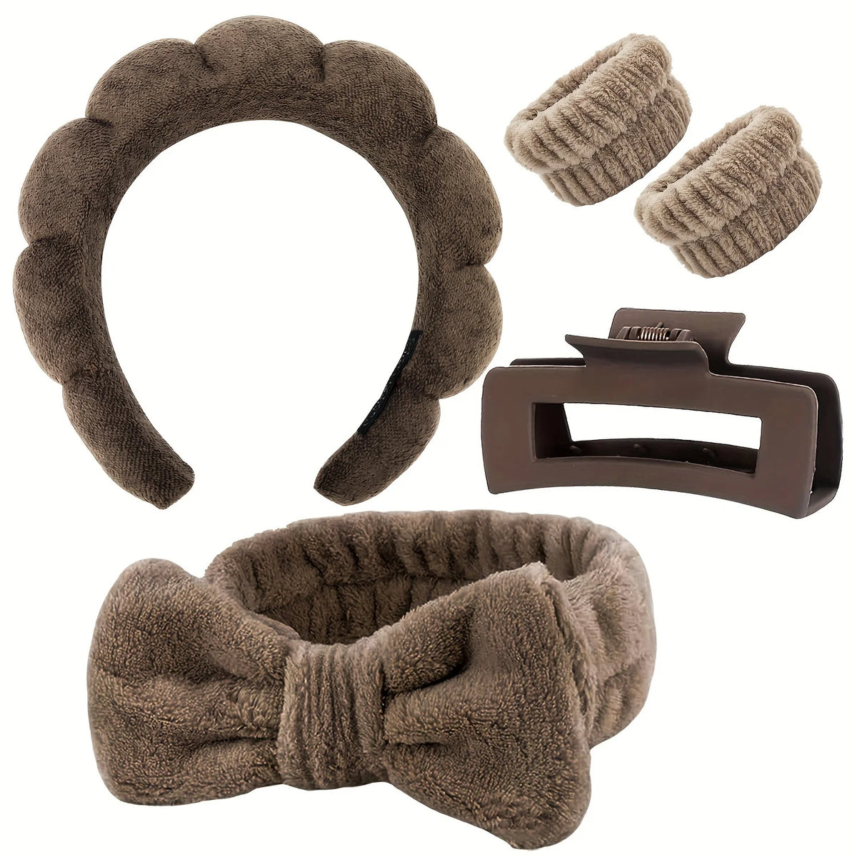 Spa Bliss Headband & Wristband Set