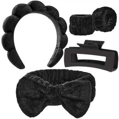 Spa Bliss Headband & Wristband Set