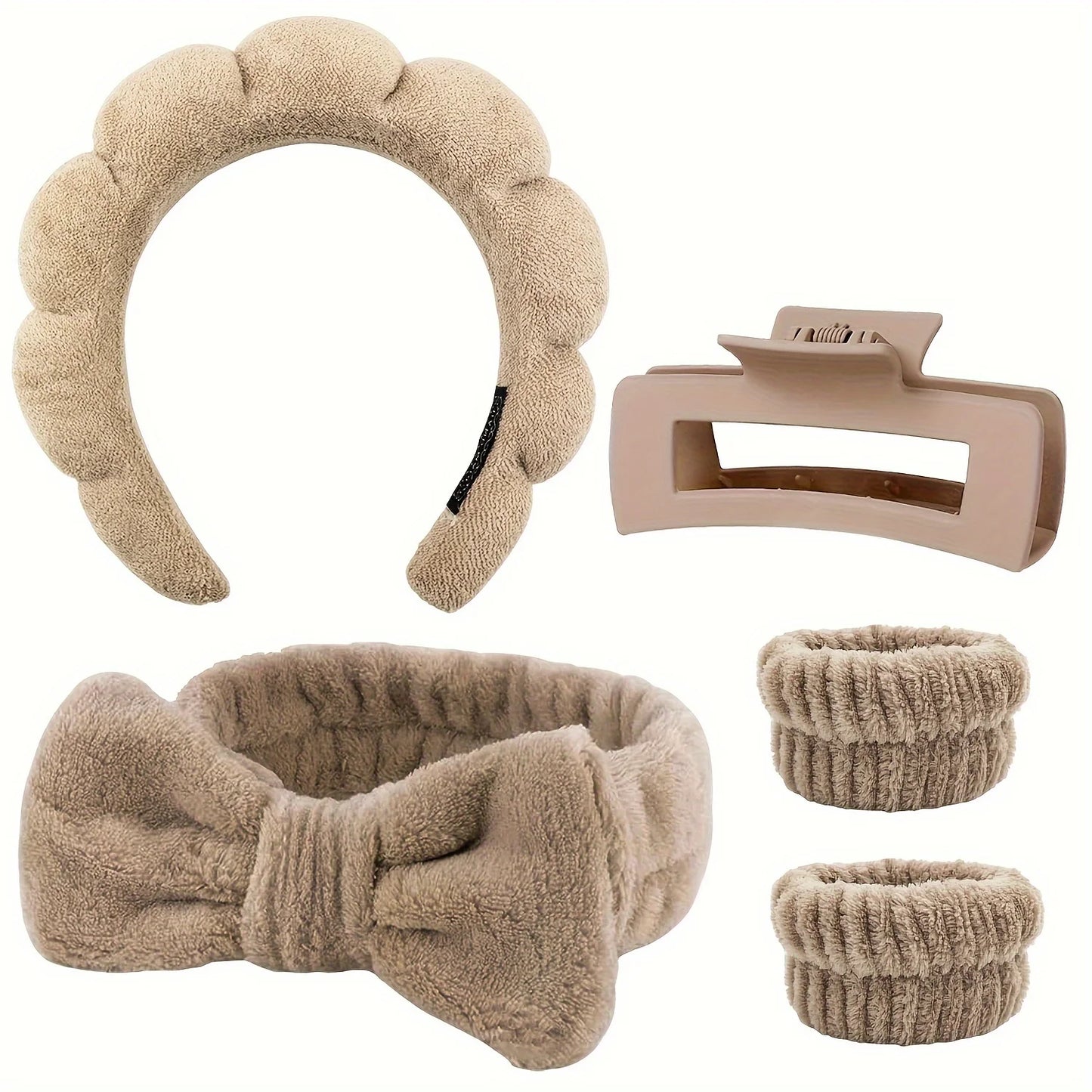 Spa Bliss Headband & Wristband Set